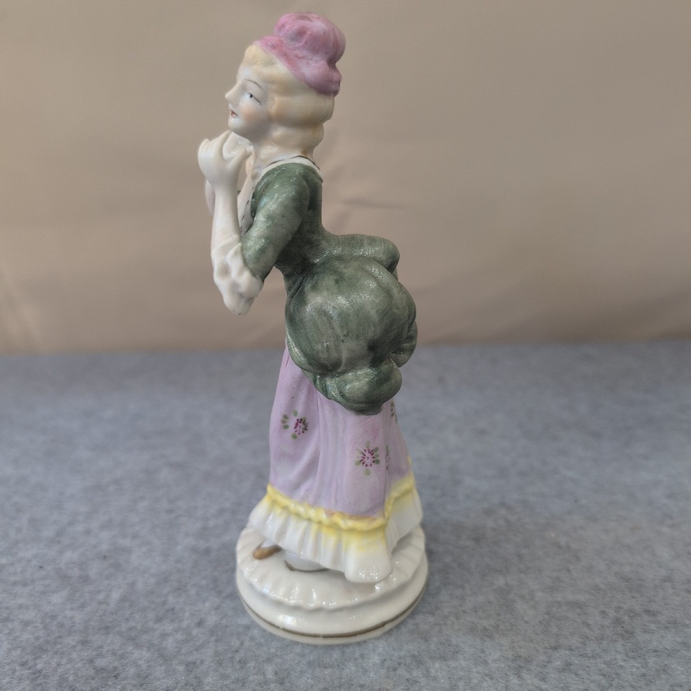 VTG Porcelain Figurine Lady Woman Figurine Produced‎ by Hal-sey Fifth Ave. L & M - Picture 3 of 6